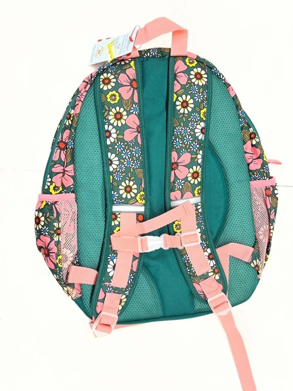 NEW Cat & Jack Kids' 17'' Classic Backpack in Flowers Print